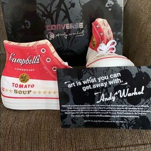Andy Warhol campbell soup converse